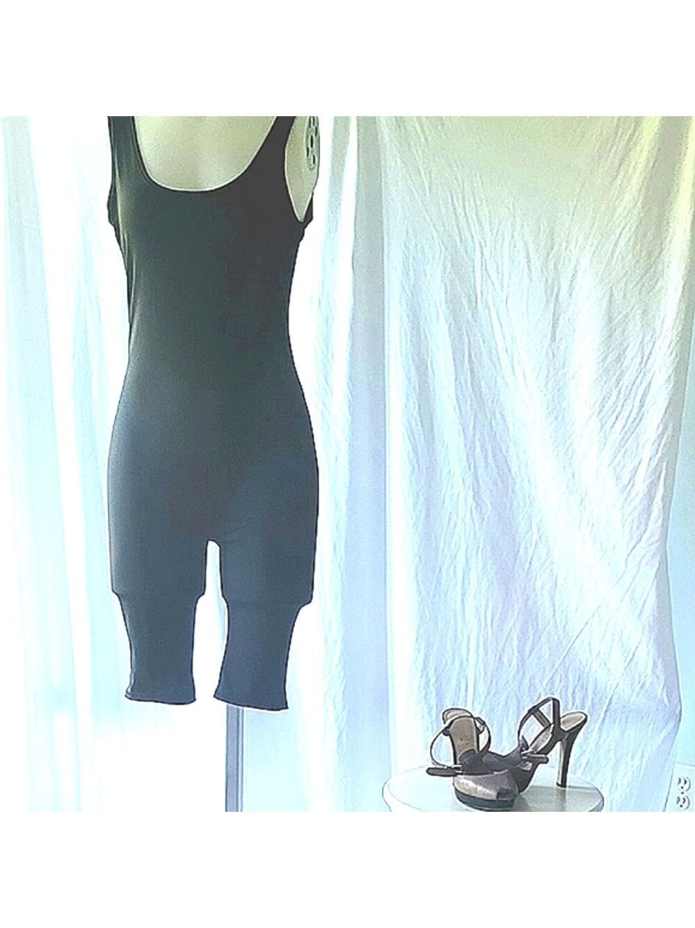 Gaze Petite Sleeveless Tank Romper Size S